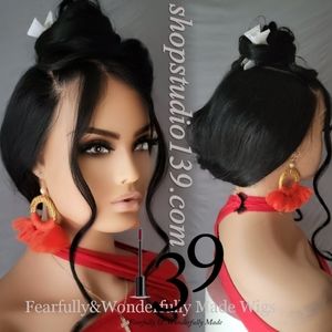 Omg the 360 has it all human hair HD lace front wig with circular part